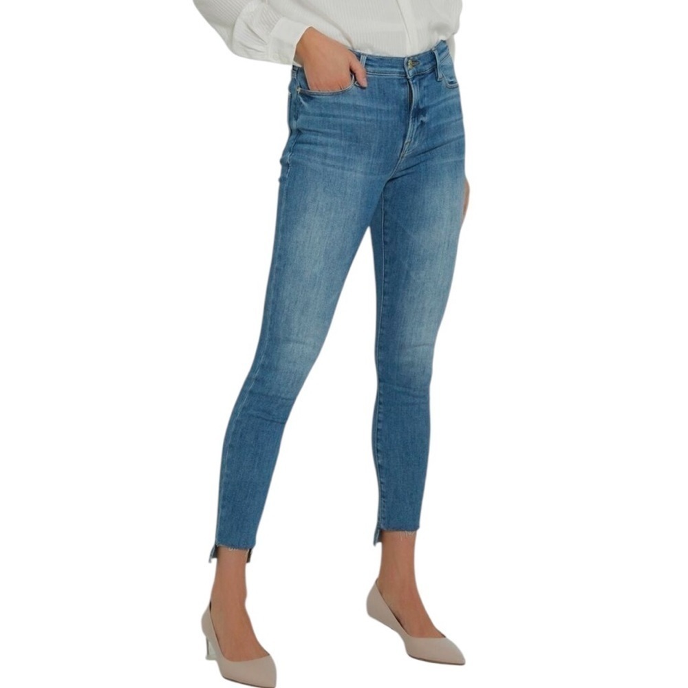Frame Le High Skinny Step Hem Jeans Size 25